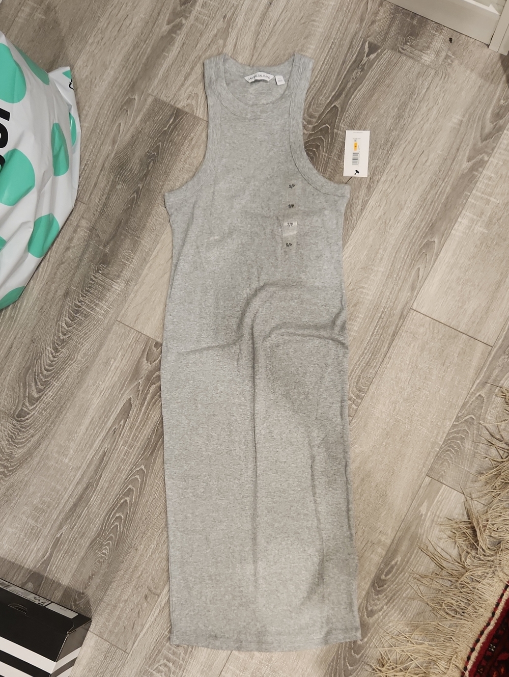 NWT Calvin Kein Tank Top Dress 100% Cotton